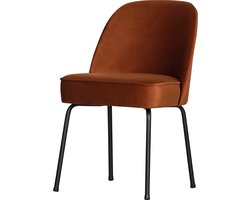 WOOOD Vogue Eetkamerstoel - Polyester - Roest - 83x50x57