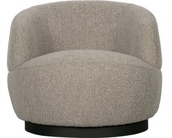 WOOOD Woolly Draaifauteuil - Schapenvacht - Naturel - 71x84x88