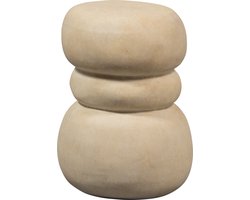 WOOOD Yvo Bijzettafel - Fiber Clay - Naturel - 47x37x35