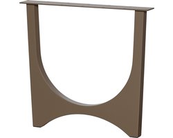 WOOOD Zaandam Design Tafelpoot - Metaal - Zand - 1 stuks - 72x79x10