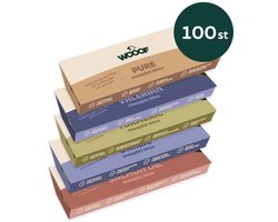 WOOOF Schapenvet bonbons pakket mix - 100st - Hondensnack bites - Honden supplement - Glanzende vacht - Gezond - 100st