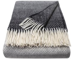 WOOOL® Luxury Plaid - OMBRE (Pebble) - 150x183cm - 100% Wol