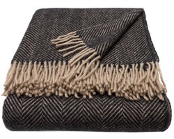 WOOOL® Luxury Plaid - STELLA (Vintage) - 150x183cm - 100% Wol