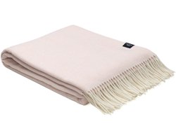 WOOOL Plaid - CASHMERE Classic (Roze) - 140x200cm - Kasjmier Wol