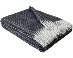 WOOOL Plaid - NORD (Antractiet) - 140x200cm - 100% Wol - 350gm/2