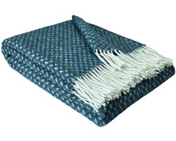 WOOOL Plaid - NORD (Groen) - 140x200cm - 100% Wol - 350gm/2