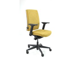 Workliving Eva Comfort Geel Regain - Ergonomische Bureaustoel NEN 1335