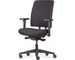 Workliving NPR1813 Jaarbeurs Regain Zwart - Bureaustoel Ergonomisch Design ARBO