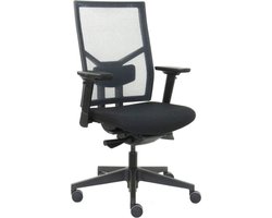 Workliving Zuidas Mesh Black Edition - Bureaustoel Ergonomisch Design (N)EN 1335
