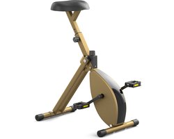 Worktrainer - Deskbike Original - Lichaamslengte 140 - 185 cm - Hometrainer - Bureaufiets - Goud / Goud frame