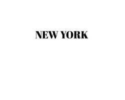 World Fashion Cities- New York Hardcover White Decorative Book for Decorating Shelves, Coffee Tables, Home Decor, Stylish World Fashion Cities Design