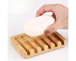 World2You | Houten zeepbakje met gleuven | Hout | Natuurlijk | Badkamer | Keuken
