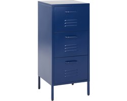 WOSTOK - Kantoorkast - Marineblauw - Staal