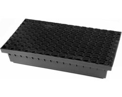 Wovar Deurmat kunststof opvangbak met honinggraatmat | Per stuk