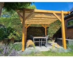 Wovar Harmonica schaduwdoek 200 x 400 cm | 285gr/m2 | Zand | Per stuk | Premium Schaduwdoeken