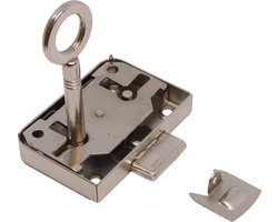 Wovar Meubelslot Opleg 20 mm Vernikkeld | Per Stuk