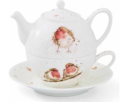 Wrendale Designs Robin Tea for One Set - Theepot met kopje