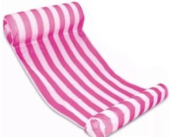 WVspecials Luxe Waterhangmat - Luchtmatras Zwembad Deluxe - Luchtbed zwembad - Roze