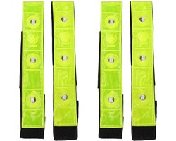 WVspecials® Reflecterende armband 1 stuk - Hardloop - armband - Verlichting armband - Wandel verlichting -Hardloop / Fietsen / Sporten Armband Met LED Licht - Hardloop Verlichting Lampjes - Lichtgevende Trail Running Light - 1 Veiligheidsband