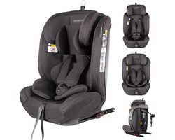 X Adventure Autostoel Grow Fix Groep 1/2/3 9-36 kg (76 tot 150 cm) Vanaf 15 maanden tot 12 jaar - Met Isofix - i-Size - Meegroei Autostoel - Zwart