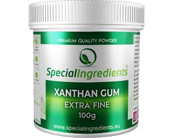 Xanthaangom Poeder - 100 g - Xantaangom - Xanthaangum - Xanthan Gum - Natuurlijk verdikkingsmiddel voor koken en bakken - Hersluitbare Pot - Recycled Plastic