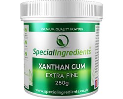 Xanthaangom poeder - 250 gram - Xantaangom - Xanthaangum - Xanthan Gum - Natuurlijk verdikkingsmiddel voor koken en bakken - Hersluitbare Pot - Recycled Plastic