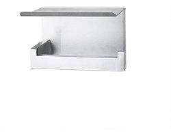 Xaptovi Toiletrolhouder met Telefoonhouder - Zonder boren - wc rolhouder - mobiele telefoonhouder