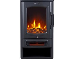 Xaralyn Elektrische haard - Stefanos - 2000 Watt verwarming - vrijstaande haard - plug and play - sfeerhaard