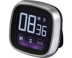 Xavax Keukentimer Touch Digitaal Zilver/zwart