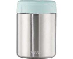 Xavax Thermosbeker van RVS, 500 ml, soepbeker lekvrij, pastelblauw