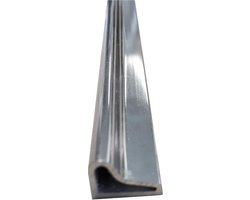Xellanz Aluminium bodemstrip lengte 58 cm. - Chroom