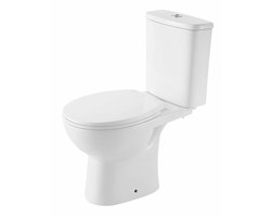 Xellanz Duoblok Toilet Rimless AO met Toiletzitting - Glans Wit