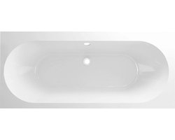 Xellanz Portus - Ligbad - 80x180x49 - Inbouw - Rechthoek - 1-2 Persoons Duobad - Acryl - Mat Wit
