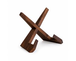 Xemm Boekstandaard Van Hout - Borden Display Standaard en Tablethouder - 21 x 16,6 cm - Natuurhout