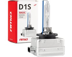 Xenon D1S 35W 8000K AMiO – IJsblauw Licht – Lange Levensduur – Plug en Play