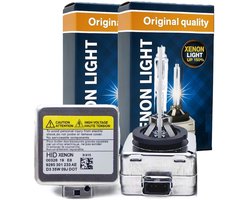 Xenon Lampen D3S 6000K – Set van 2 – 35W 42V – Helder Wit met Blauwe Gloed – Geschikt voor Volkswagen/Audi/Skoda/Seat/Porsche (VAG) + Mercedes, Ford, Volvo en meer