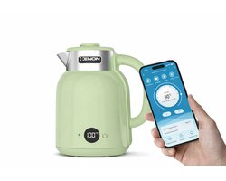 Xenon Smart X7101 Slimme Waterkoker 1,5L (2200W) - WiFi & App - RVS 304 - Temperatuur 45-100°C - Warmhoudfunctie - Strix Thermostaat - Groen