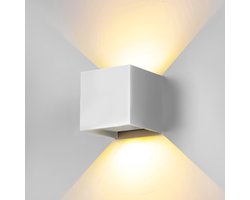 XEOD LED Wandlamp Binnen & Buiten Verlichting - Waterdicht - Met Bevestigingsmateriaal - 12W - Wit