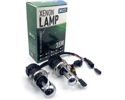 XEOD Xenon Vervangingslampen - H4 8000K Bi-Xenon lampen – Auto Verlichting Lamp – Dimlicht en Grootlicht - 2 stuks  – 35W – 12V