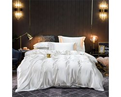 Xerolax Beddengoed - Dekbedovertrek - Dekbed - Zacht - 200 x 200 - Inclusief 2x Kussensloop - Wit