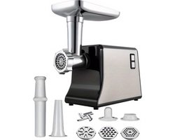Xerolax Vleesmolen - Gehaktmolen - Meat Grinder - Elecktrisch - Machine - Foodprocessor - Meat Mincer - Keukenmixer - Keukenmachine - 11 Delig