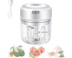 Xerolax Vleesmolen - Gehaktmolen - Meat Grinder - Elecktrisch - Machine - Foodprocessor - Meat Mincer - Keukenmixer - Keukenmachine - Automatisch - 250ML - Wit