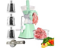 Xerolax Vleesmolen - Gehaktmolen - Meat Grinder - Machine - Foodprocessor - Meat Mincer - Keukenmixer - Keukenmachine - Groen