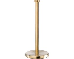 XIVADA Keukenrolhouder - Keukenrolhouder Lotis - Keuken rolhouder - Rolhouder - Gouden keukenrolhouder - Gouden keuken rolhouder - Gouden rolhouder - Keukenrolhouder goud - Vrijstaand - Rvs - Goud