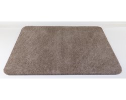 XL - Badkamermat - Hangend - WC mat - Soft - beige - taupe - 60x80cm - antislip