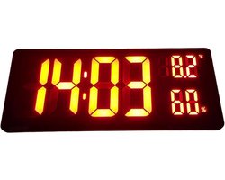 XL digitale grote Led klok (cijfer Kleur rood)