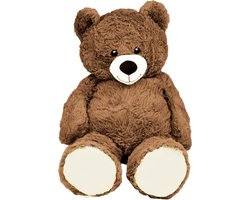XL Knuffel Beer Bruin - Teddybeer - Knuffels - Pluche Beer - 50cm Hoge Kwaliteit Knuffeldier - Teddybear Groot - Knuffelbeer
