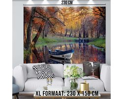 XL Urban Loft Wandkleed Groot Wandtapijt Wanddecoratie Minimalisme Muurkleed Tapestry - Romantisch Bos - Kleur - 230 x 150 cm