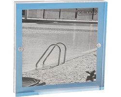 XLBoom Acrylic Magnetic Fotolijst 13x13cm Sky Blue - magnetische minimalistische fotolijst in acryl - design fotokader