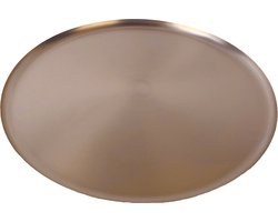 XLBoom Bao Tray Ø 49cm Soft Copper - Design serveerschaal van roestvrij staal - Verkrijgbaar in Soft Black | Matt Black | Soft Copper | Red | Green - Luxe dienblad voor tafel & interieur